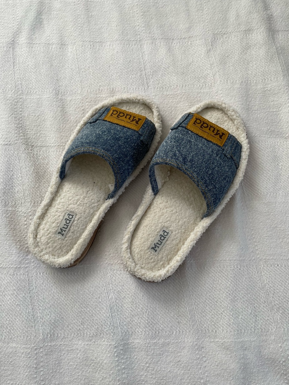 Mudd Women's Denim Slippers